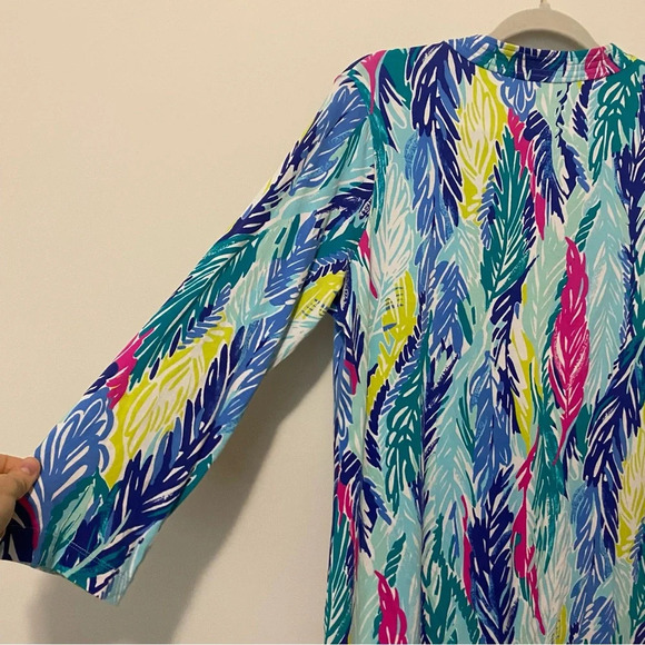 Lilly Pulitzer Multicolor Tunic Style Blouse Medium - Picture 6 of 8